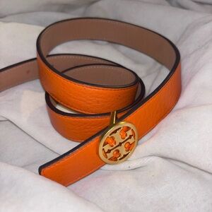 COPY - Tory Burch Orange Leather Belt